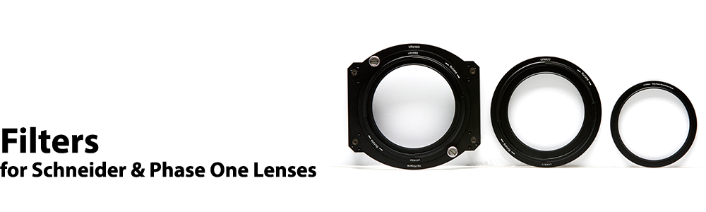 Filters for Schneider & Phase One Lenses