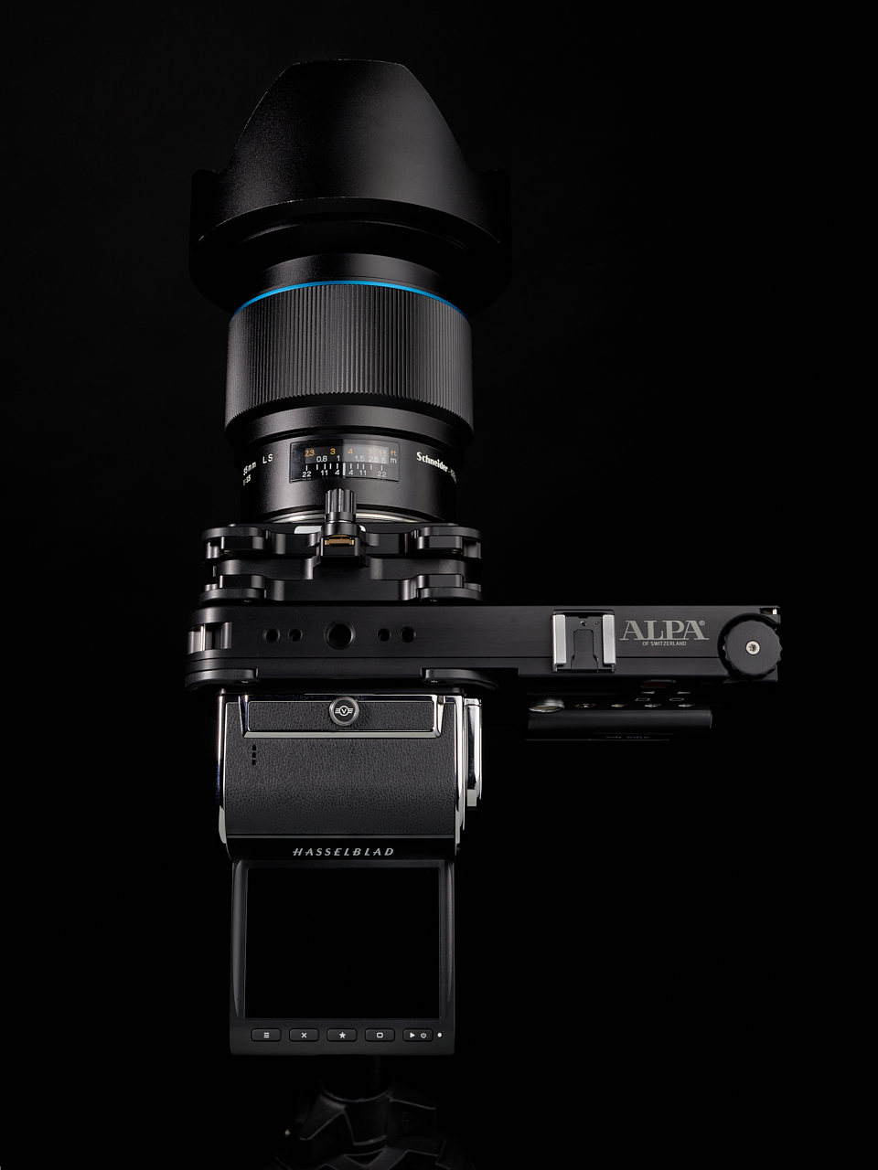 Hasselblad 50C Digital Back, Alpa 12 FPS Camera, Phase One/Schneider 35mm Blue Ring Lens
