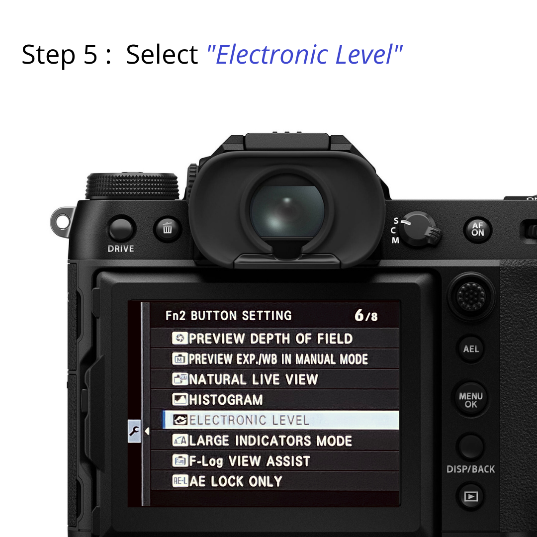 Fujfilm GFX Electronic Level