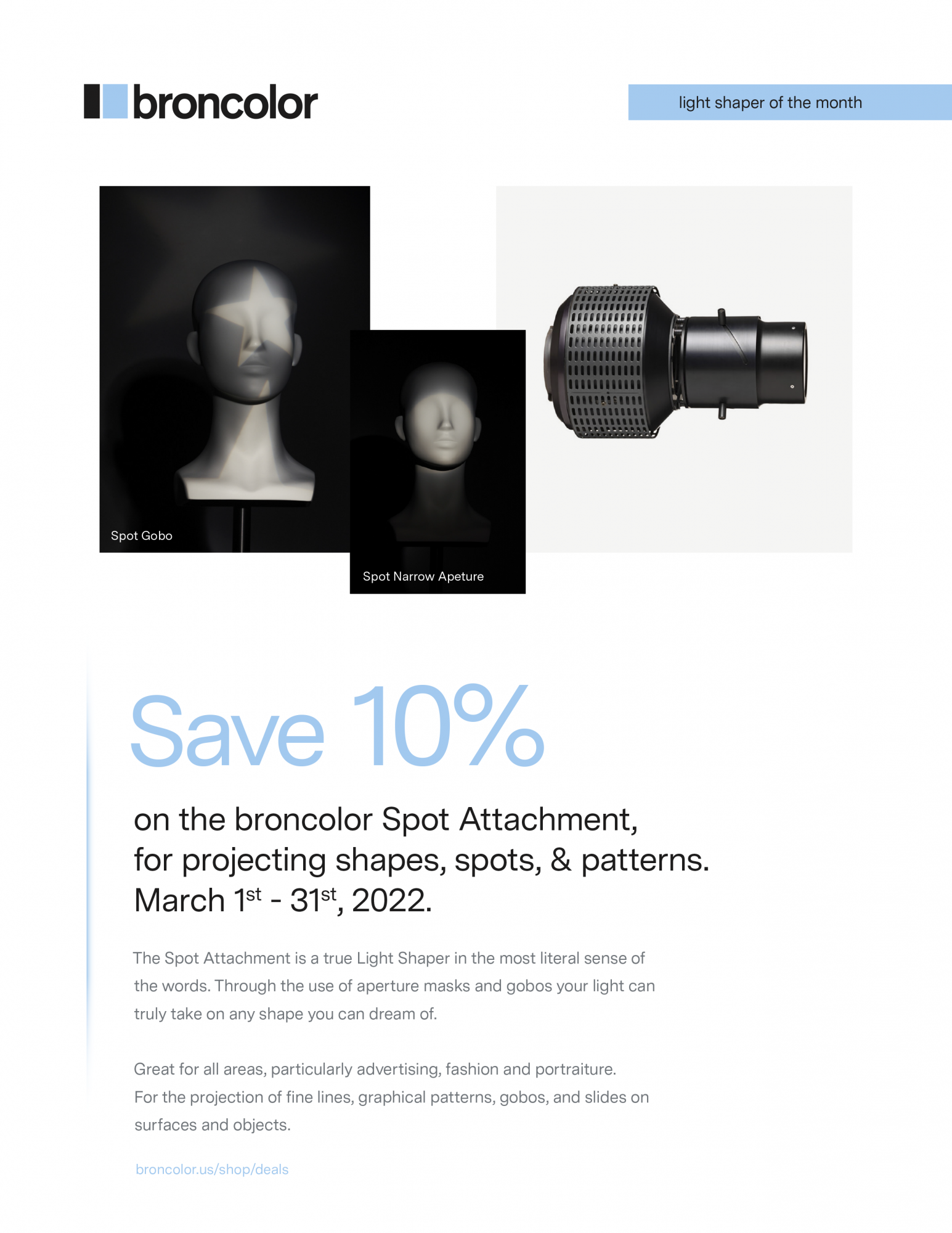10% Off broncolor Spot Attachment - March Only!