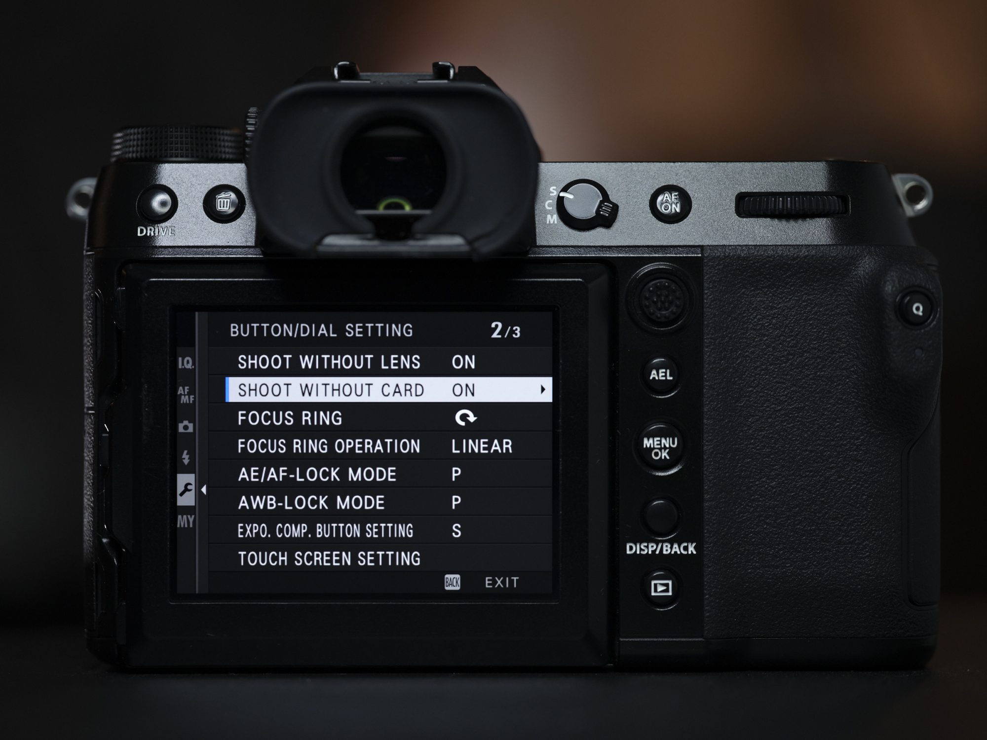 Fujifilm GFX Camera Body Menu Settings Set-Up Tutorial How To Tether without SD Card