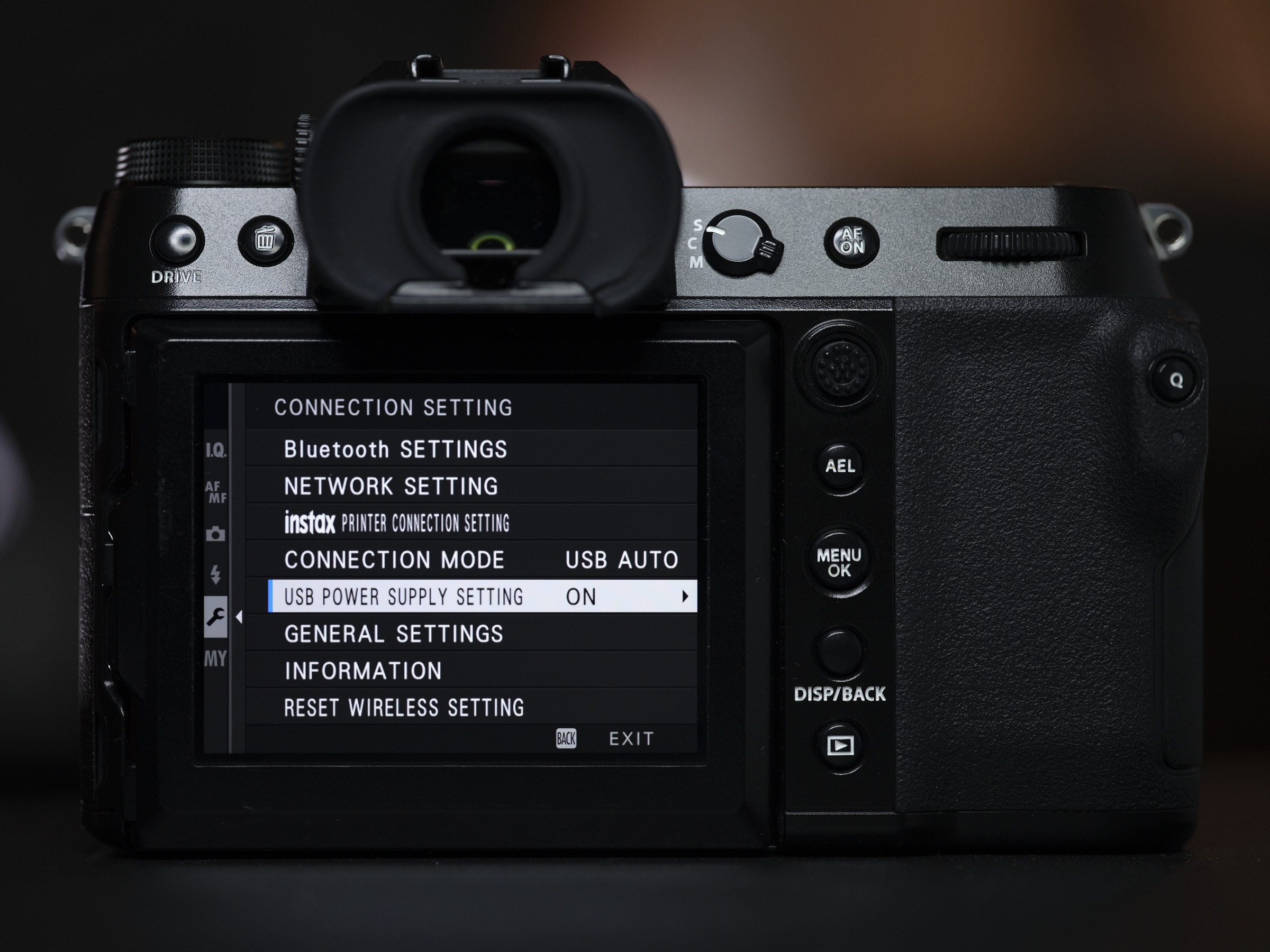 Fujifilm GFX Camera Body Menu Settings Set-Up USB Power Supply Tutorial How To Tether without SD Card