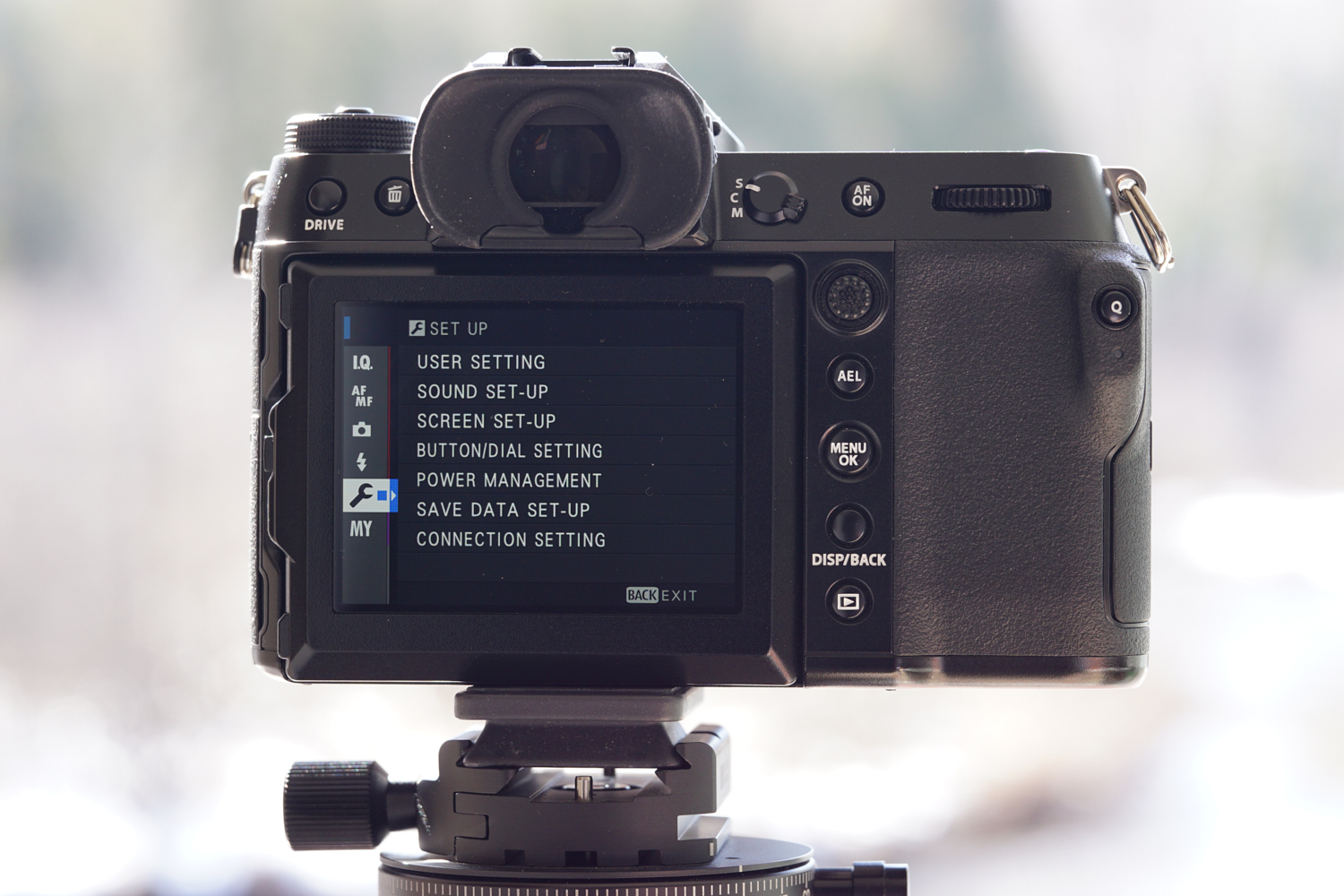 Fujifilm GFX 50SII Menu How to Settings Format Memory SD Card - setup menu