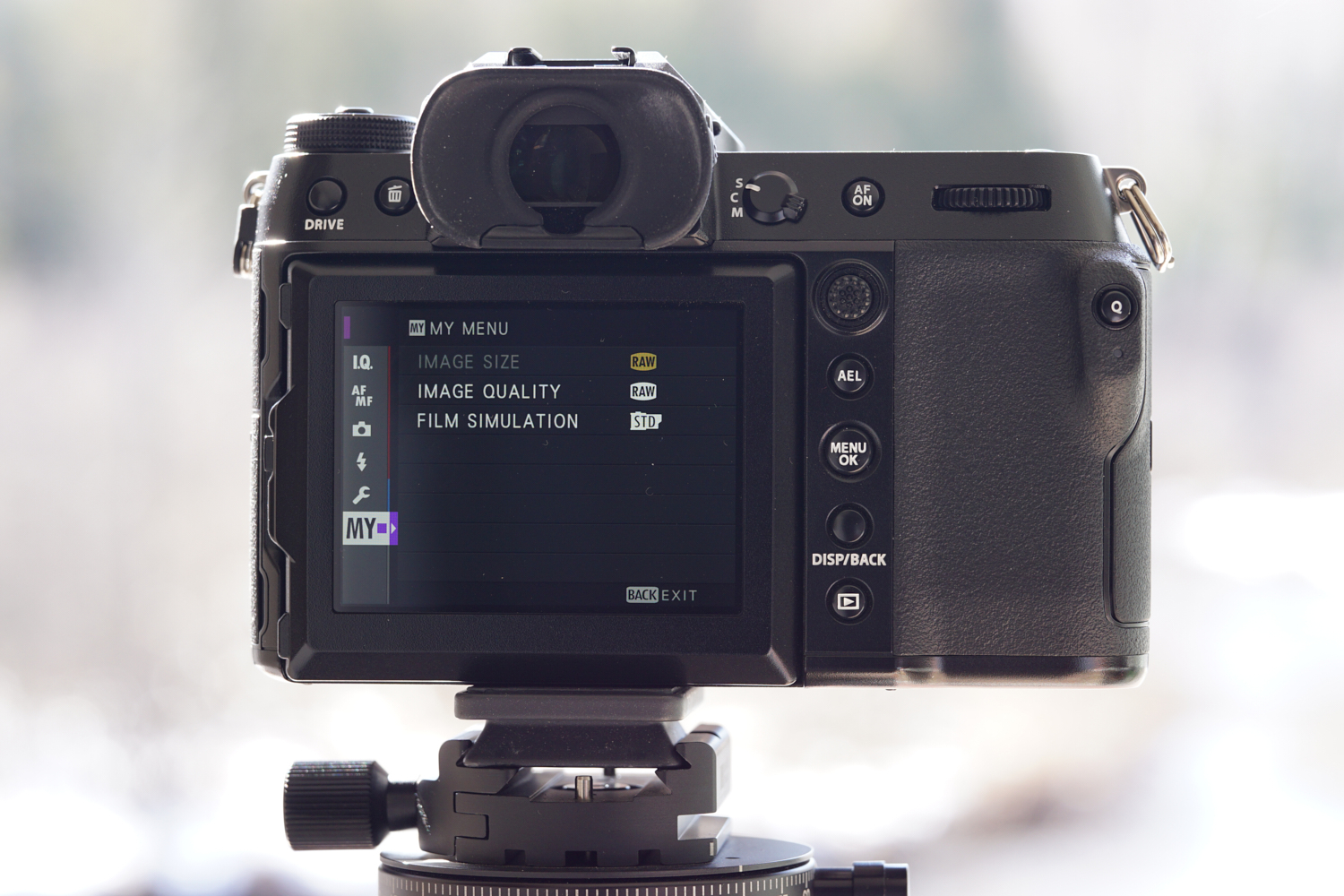 Fujifilm GFX 50SII Menu How to Settings Format Memory SD Card - my menu
