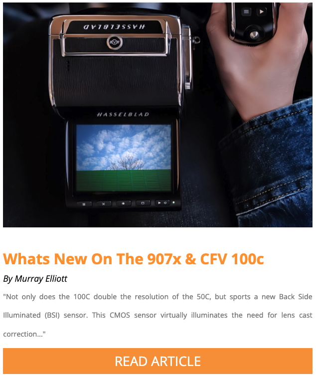 Murray Article - What's New on the Hasselblad 970X & CFV 100C 
